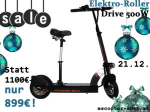 elektro roller drive 500 in aktion