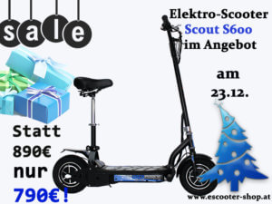 e scooter scout s600 in aktion