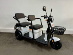 Elektro-Dreirad Tandem GULL weiss