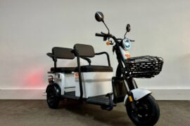 Elektro-Dreirad Tandem GULL weiß