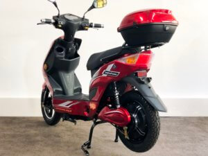 E-Scooter Elektropower Volt rot Radnabenmotor