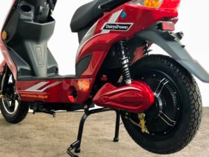 E-Scooter Elektropower Volt rot HInterrad
