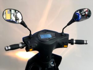 E-Scooter Elektropower Volt blau Lenker