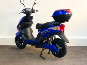 Elektro Roller Elektropower Force blau Radnabenmotor