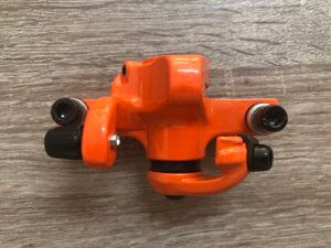 Bremssattel Jak5 Nitro Mach1 Scooter orange