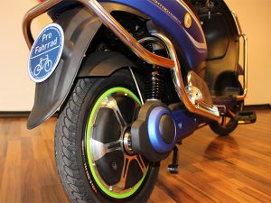 Power blau Hinterradmotor