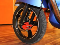 Power blau Vorderrad Power blau Vorderrad