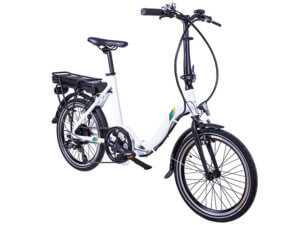 e bike urban weiss vorne