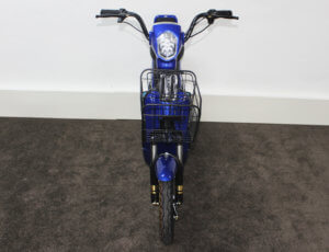 e scooter sunra blau vorne