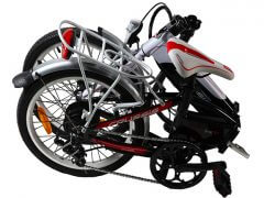 E-bike zusammengeklappt E-bike zusammengeklappt