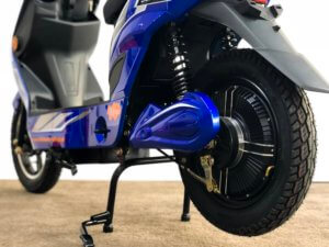 E-Scooter Elektropower Volt blau HInterrad