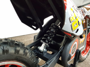 kinder elektro motorrad federung