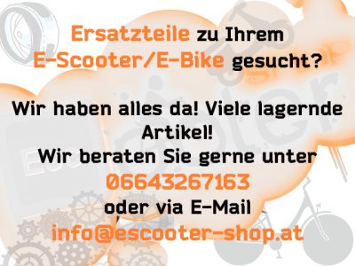 Ersatzteile E-Scooter Ersatzteile E-Scooter